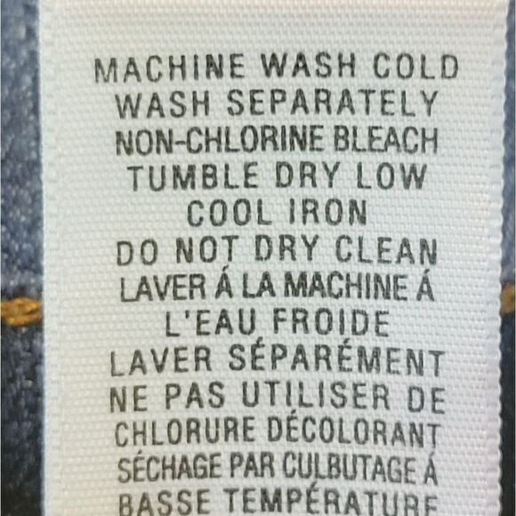 Lucky Brand Blue Jean Frayed Hem Wiskered Faded Denim Bermuda Shorts Size 6/28 - Picture 6 of 6